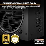 be quiet! Pure Power 13 M 650W Bloc d’Alimentation, Certification 80 Plus® Gold, Alimentation ATX 3.1, pour Les Cartes Graphiques PCIe 5.1, Ventilateur Semi-Passif 120 mm signé be quiet! - 3
