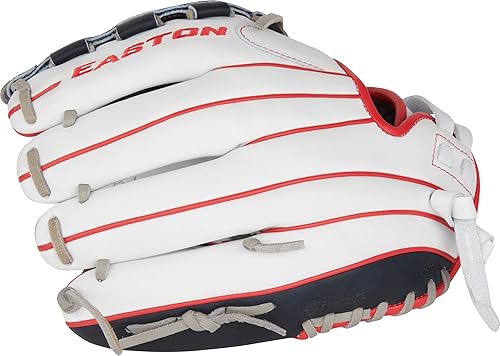 Vista 56 de Easton Guantes de sóftbol de lanzamiento rápido de la colección profesional Tamaños 11.5" - 13" Múltiples estilos Tela tejida dividida