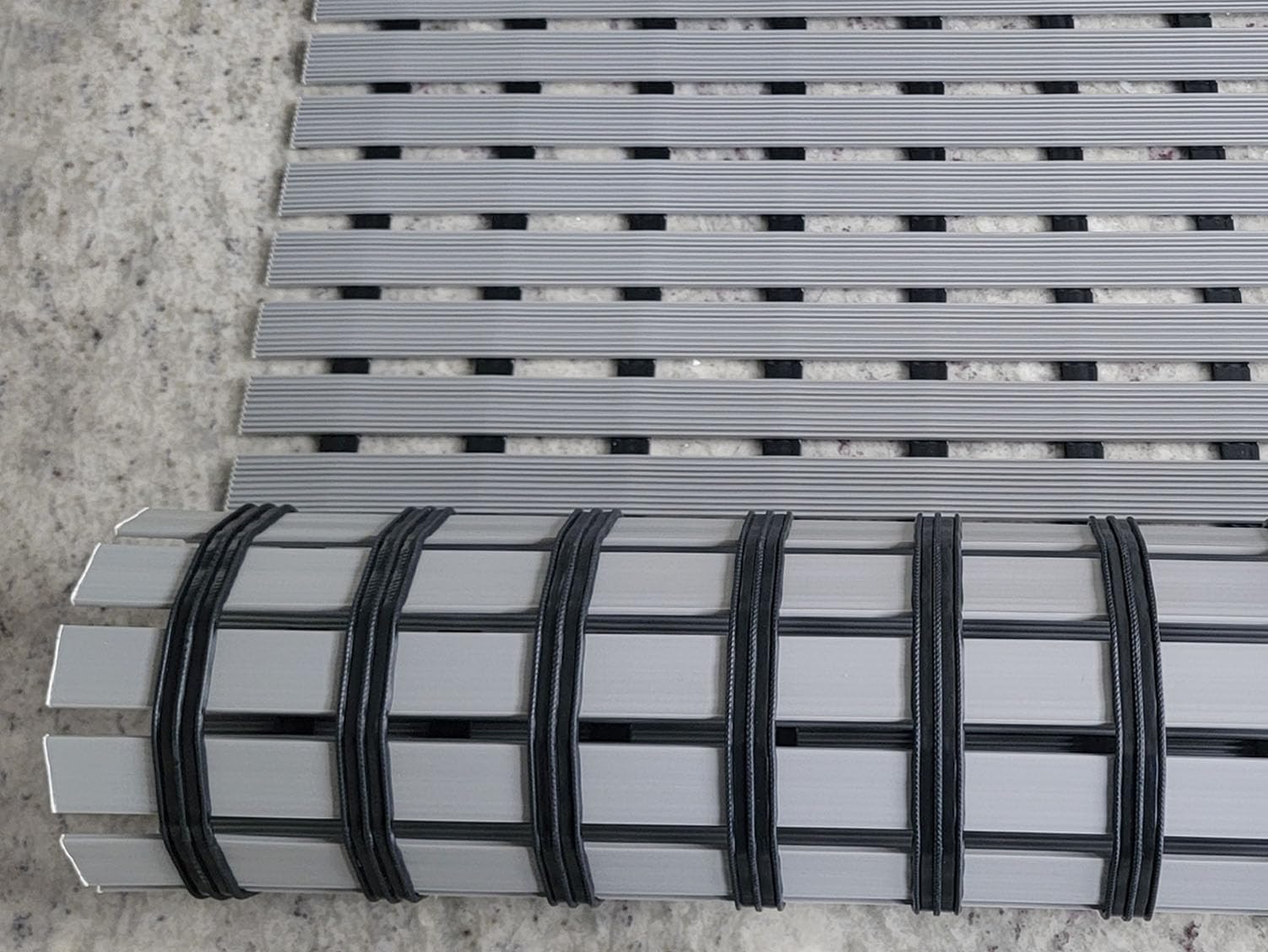 VinTread Mat Vinyl Wet Area Floor Matting for Swimming Pool Shower Sauna SPA Bath Tub Bath Splash Matting Water Drain Wet Flooring Anti-Slip Indoor/Outdoor by VinTek