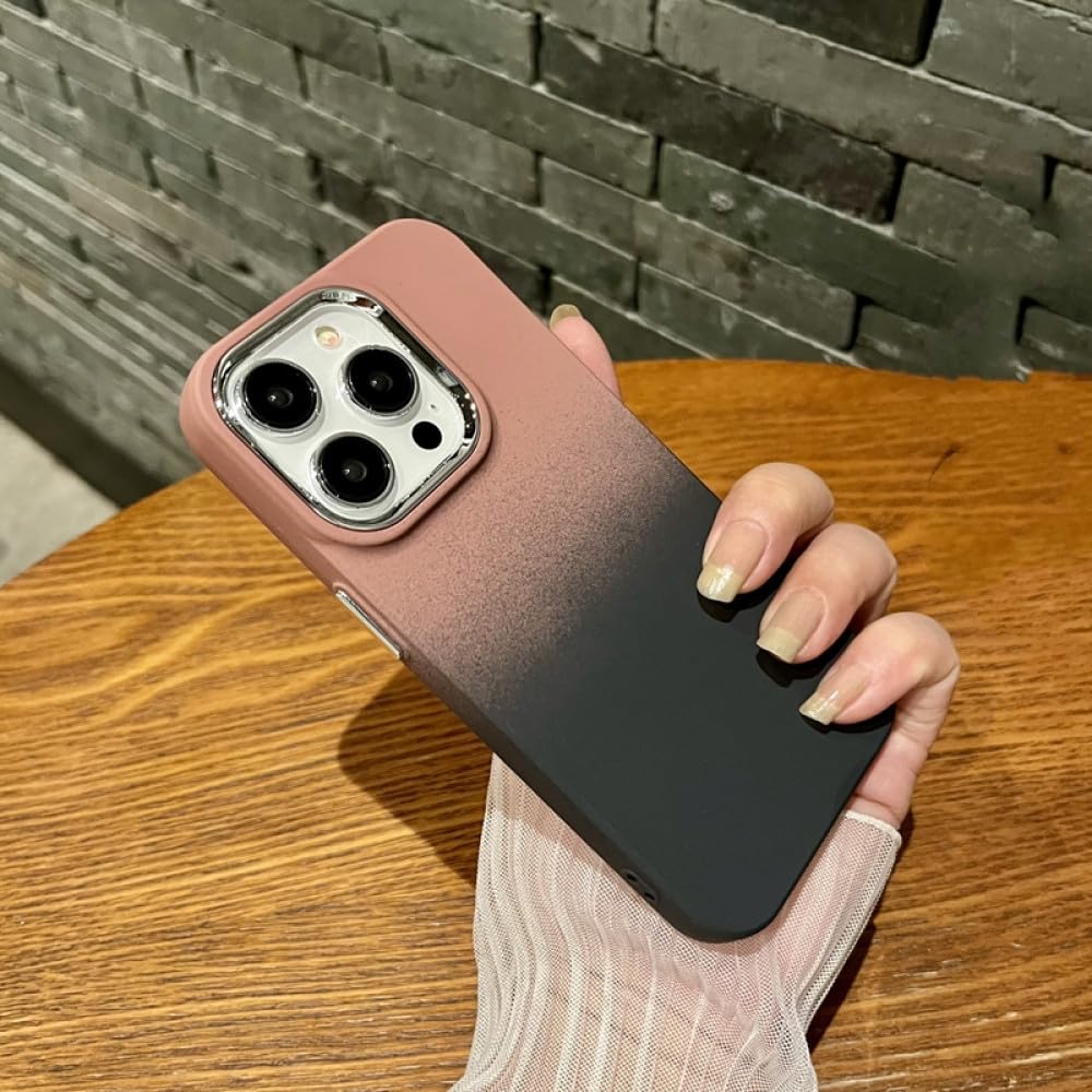Coque iPhone 11 silicone souple anti-choc protection dégradé rose - 7