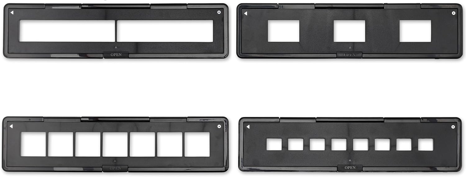 Slide and Negative Holders for QuickConvert 2.0 (Set of Film Holders for 35 Slides/35mm Negatives/110 Negatives/126 Negatives)