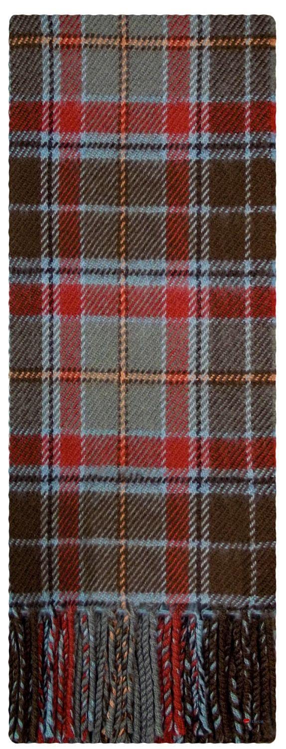 Irish Tartan Plaid Scarf County Leitrim Unisex 100% Lambswool