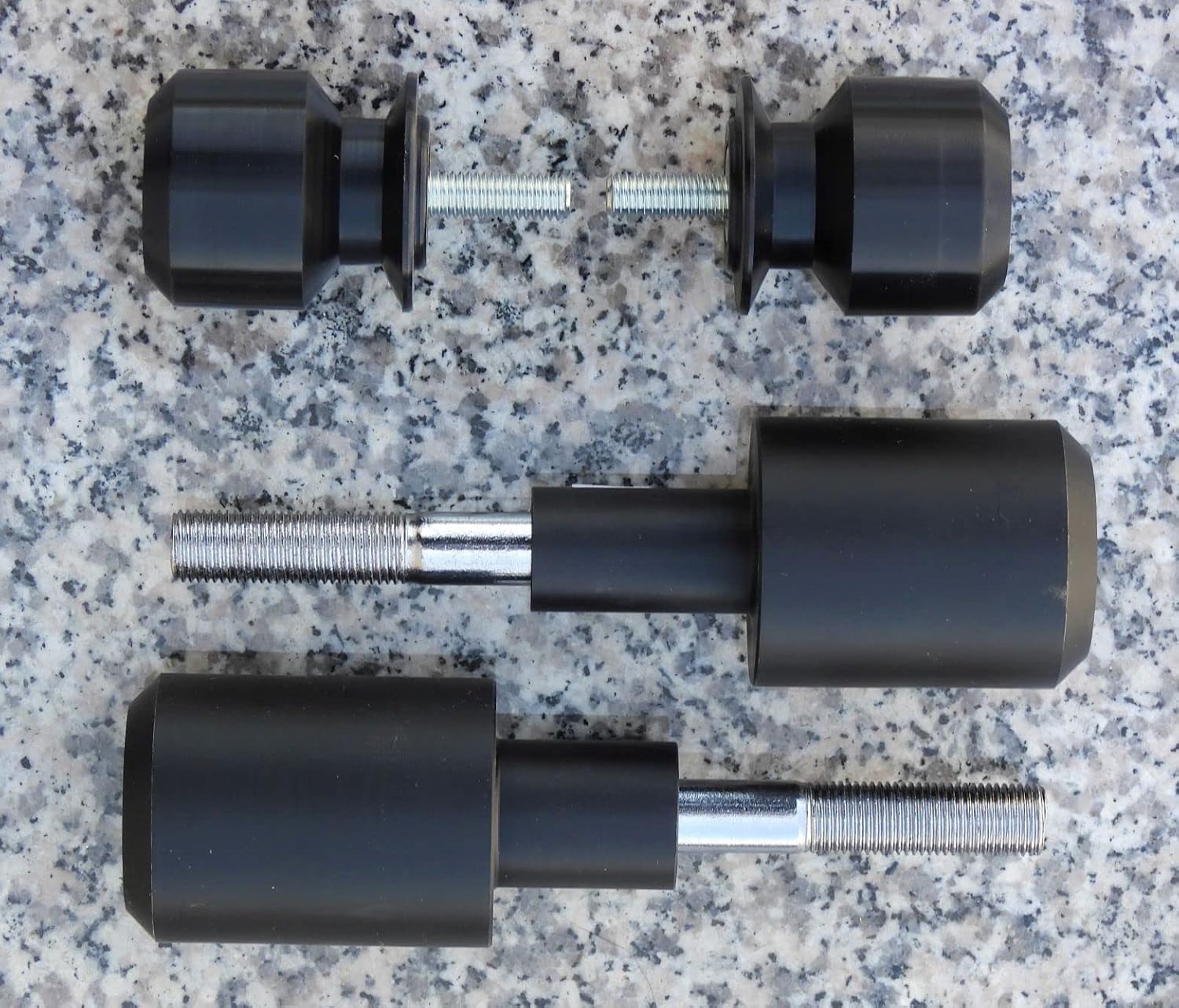 i5 BLACK SWINGARM & FRAME SLIDERS compatible with Honda CBR600 CBR 600 RR 600RR CBR600RR 2003-2006