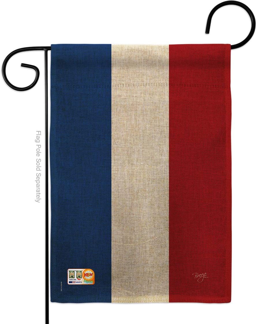 Netherlands Country Burlap Garden Flag Regional Nationality Nation International World Particular Area Small Decorative Gift Yard House Banner Double-Sided Made In USA 13 X 18.5