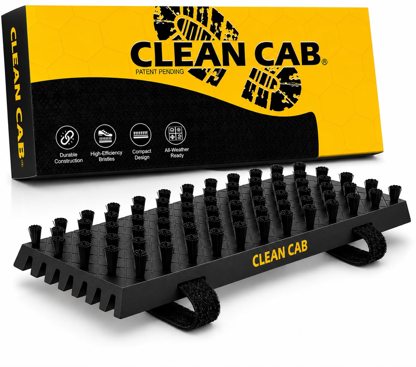 Clean Cab Truck Step Mounted Brush