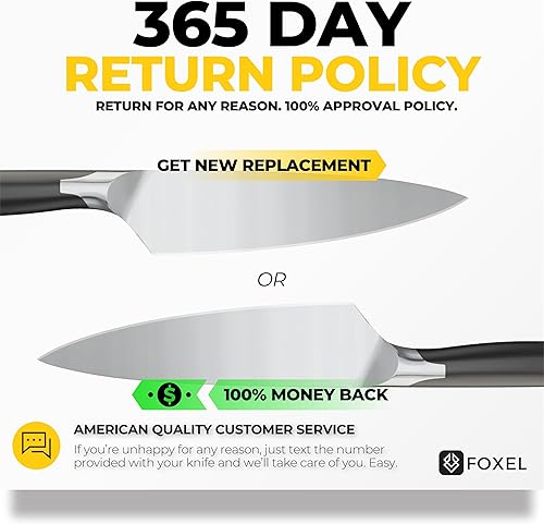 Miniatura 4 de FOXEL Juego de cuchillos de chef de 5 piezas