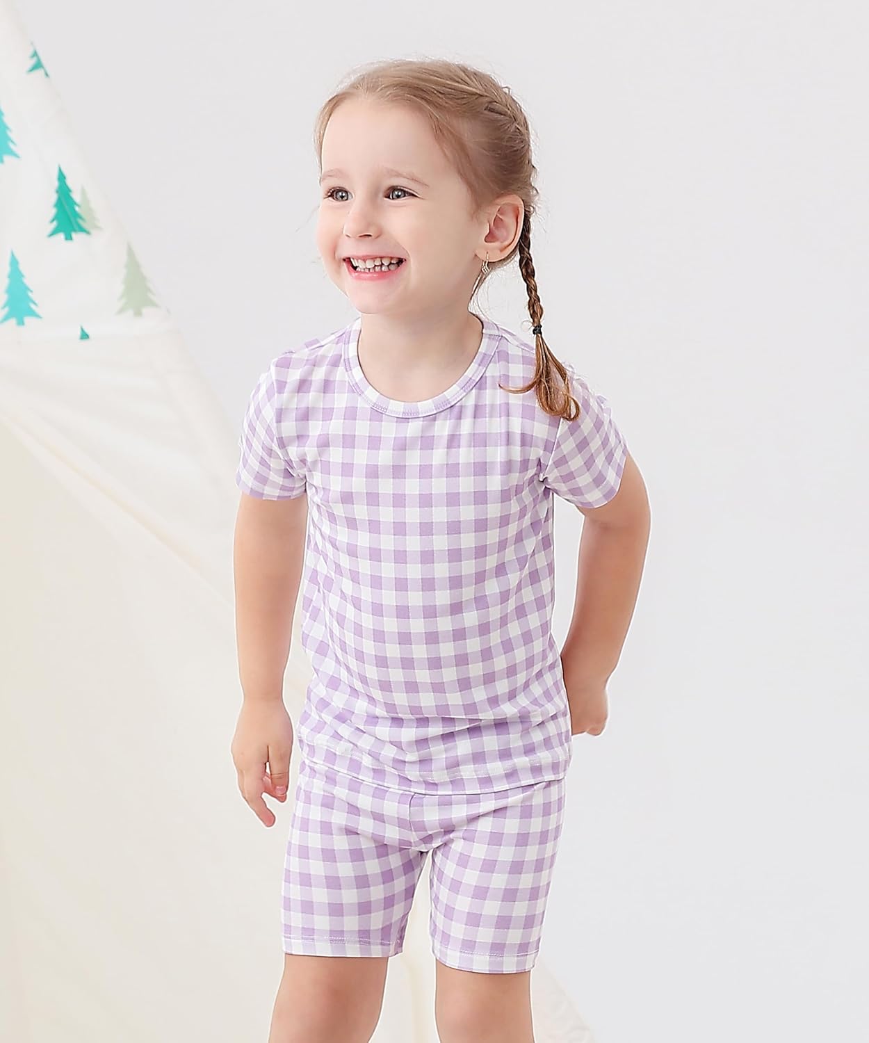 Bafeicao Bamboo Viscose Toddler Pajamas, Baby Boys Girls Summer Snug-Fit Sleepwear Daily - Image 4