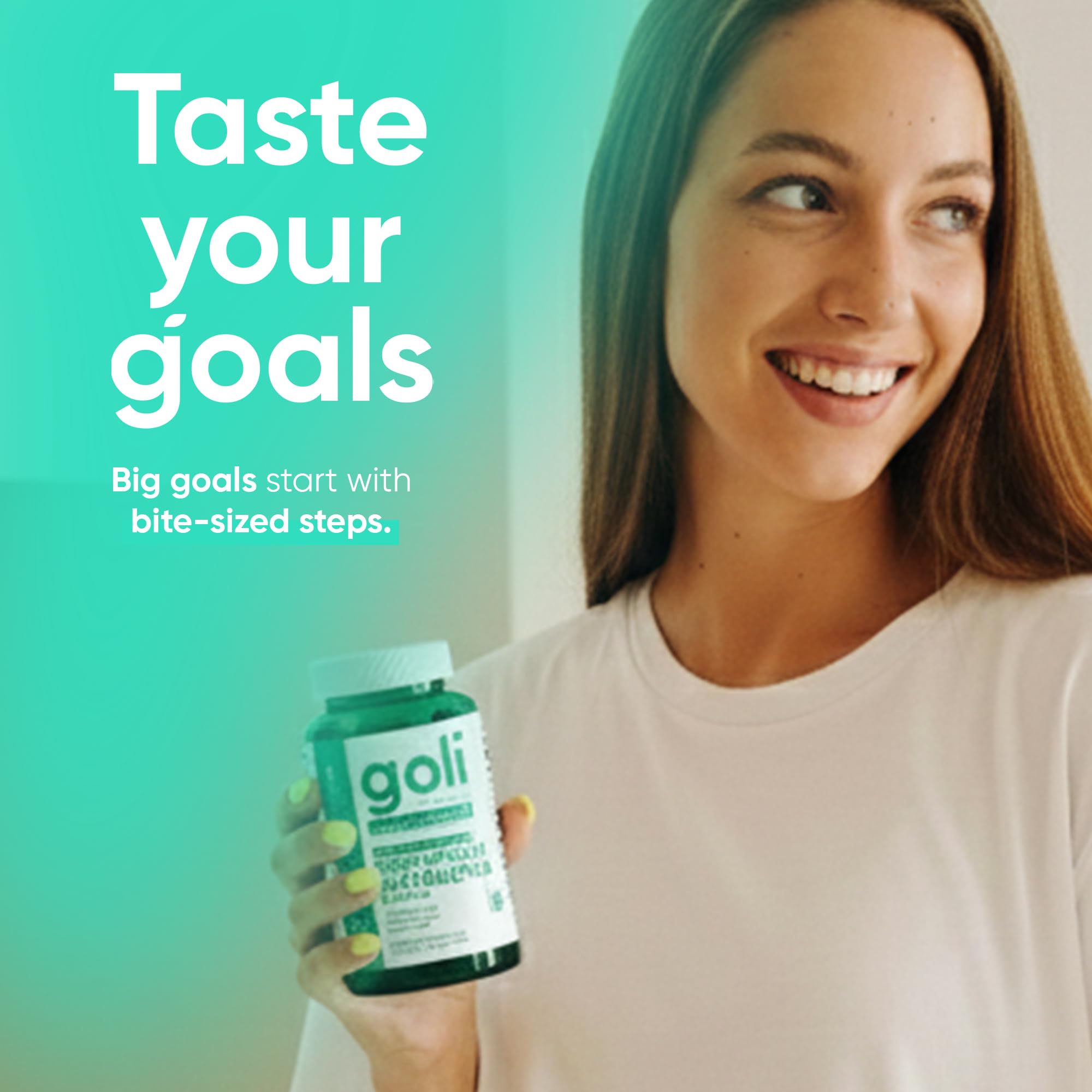 Goli Zero Sugar Trio- World's First 3-in-1 Pre, Post, Probiotic, Apple Cider Vinegar with Vitamin B12 and Probiotics, Ashwagandha & L-Theanine, Vitamin D gummies. Vegan, Gelatin & Gluten-Free, Non-GMO