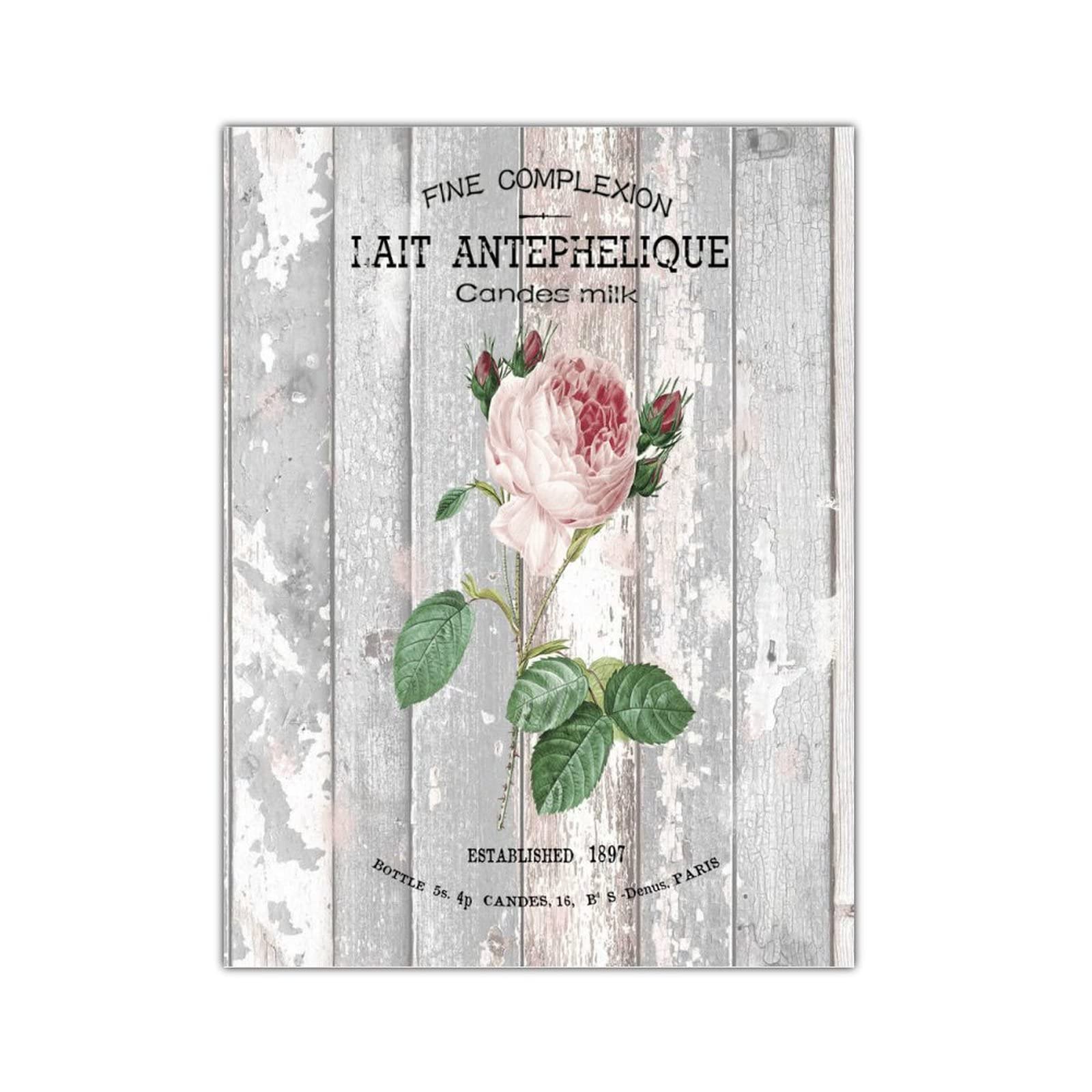 Plaque en bois pour bouquet de fleurs pour offrir un cadeau