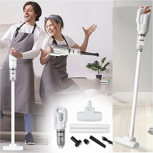 MEGCCR Aspiradora inalámbrica de succión potente de 20000Pa, 39.37 pulgadas, aspiradora, 30 minutos de tiempo de funcionamiento, aspiradora