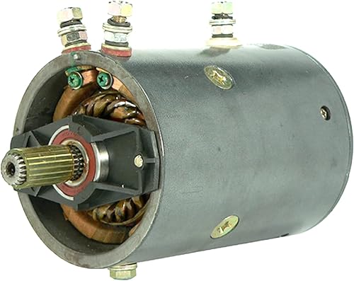 Miniatura 4 de DB Electrical 430-20042 Reemplazo del motor de la bomba del cabrestante para John S Barnes Monarch Hydraulics Waltco 24 voltios, CCW, 20 spline