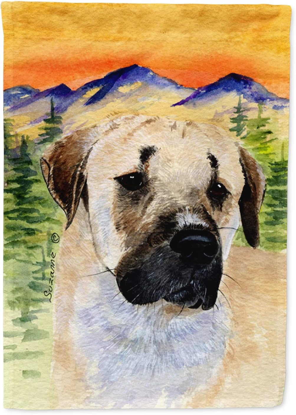 Caroline's Treasures SS8197CHF Anatolian Shepherd Flag Canvas, Large, Multicolor
