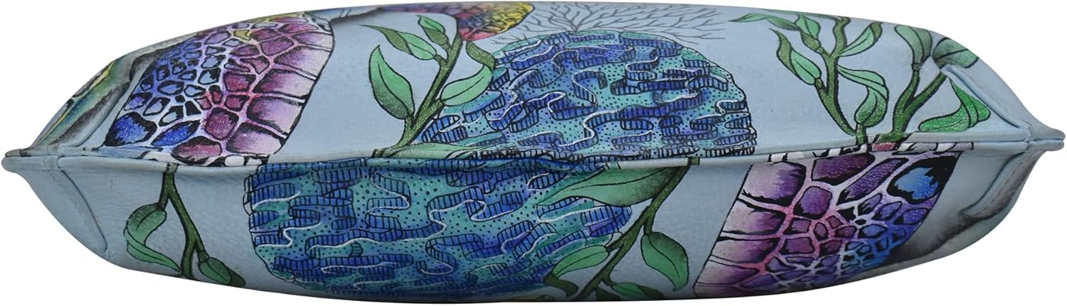 Anuschka Women's Slim Crossbody With Front Zip - 452