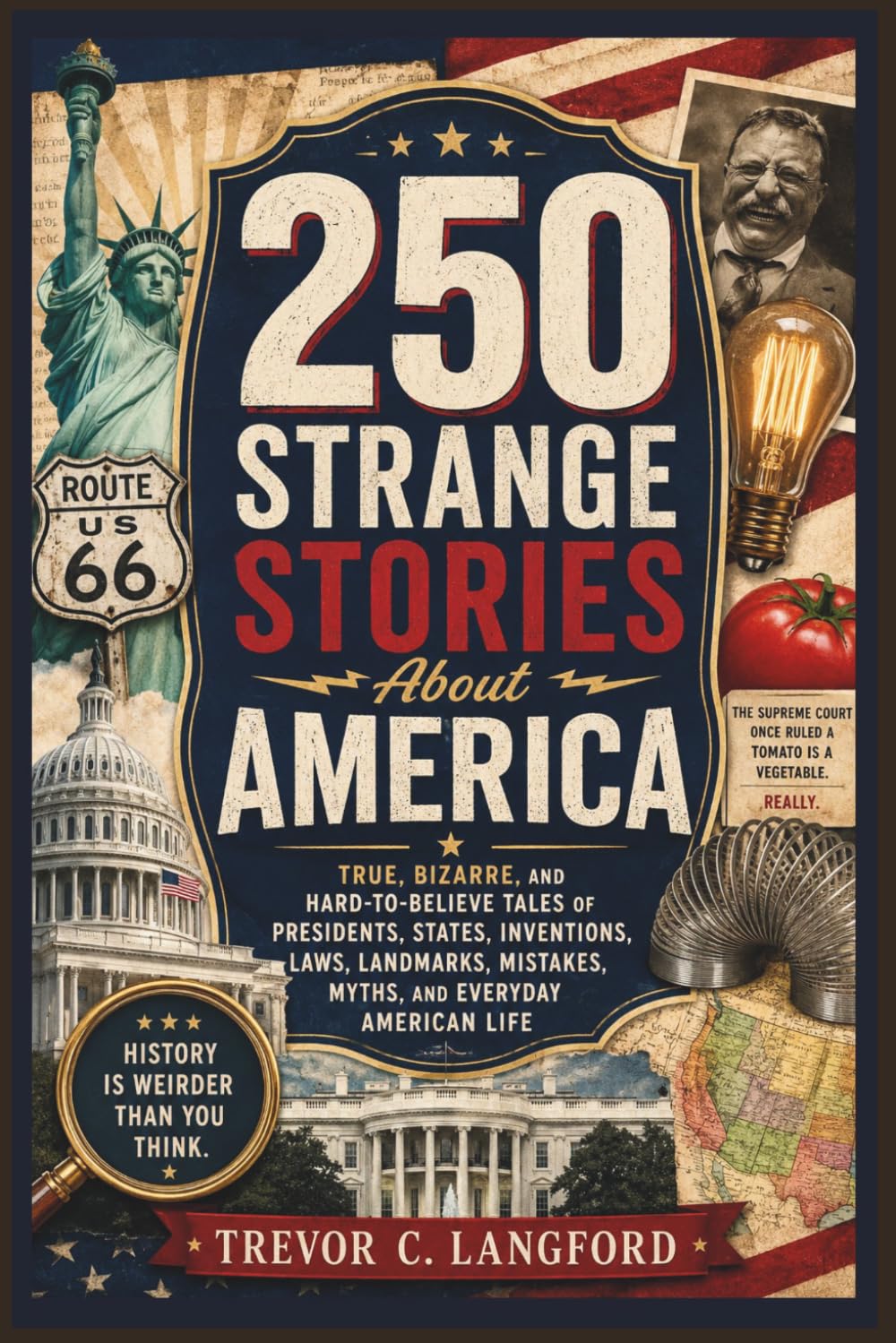 250 Strange Stories About America: True, Bizarre, and Hard-to-Believe Tales of Presidents, States, Inventions, Laws, Landmarks, Mistakes, Myths, and ... American Life (The America at 250 Collection)