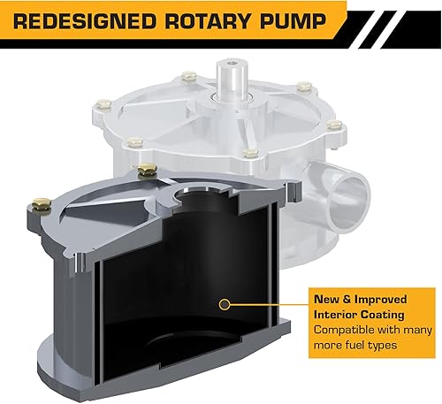 Miniatura 6 de ARKSEN Tanque de almacenamiento de combustible portátil de 30 galones, resistente bomba de gas y diésel con ruedas, para automóvil, camión,