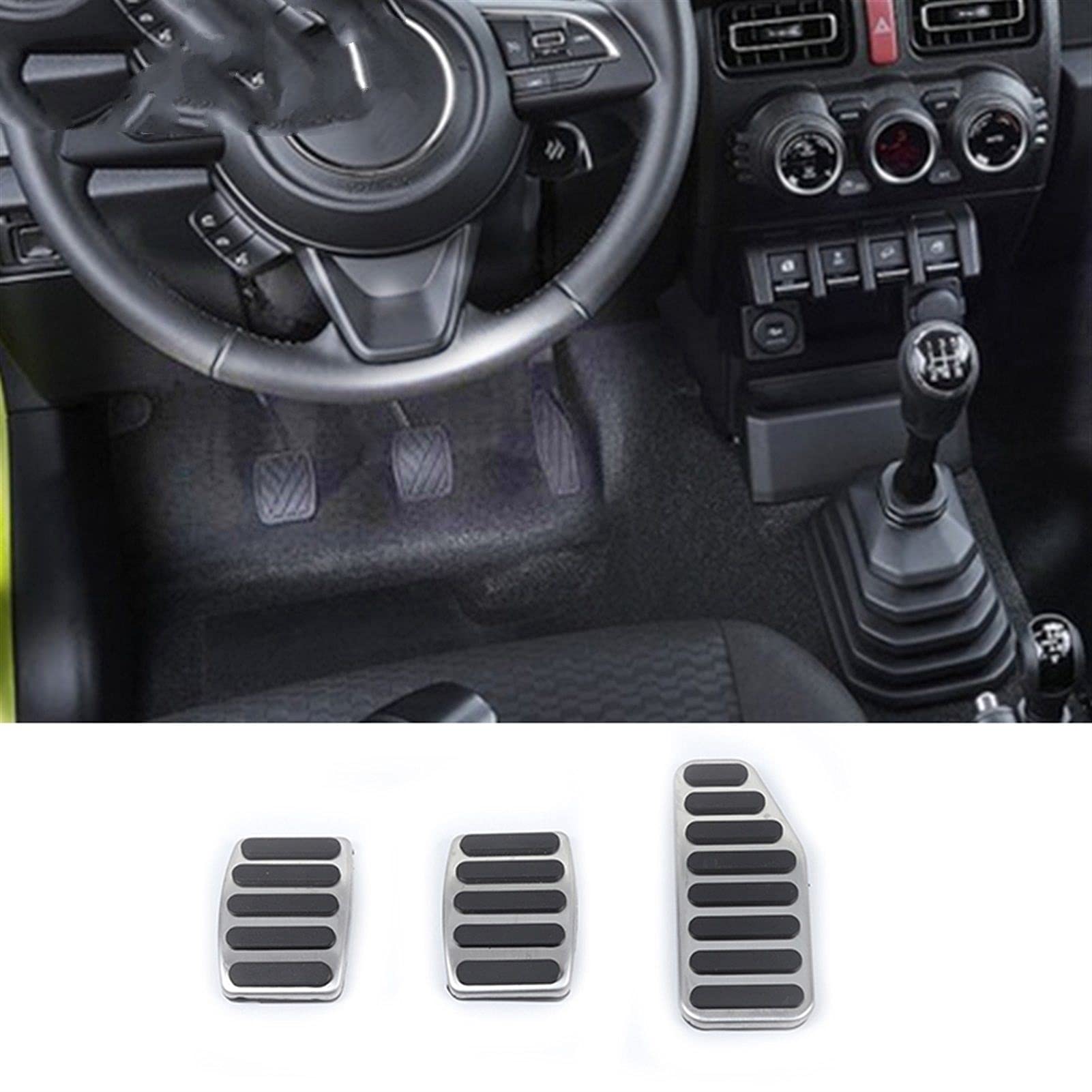 Pedał pedał hamulca samochodowego osłona dekoracyjna, dla Suzuki, Jimny Manual 2019, dla Suzuki, Jimny 2019 2020 akcesoria Przedłużenie pedału sprzęgła