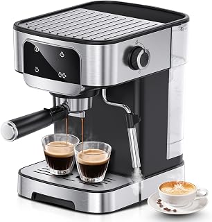Espresso Compact Espresso Machine with Milk Frother