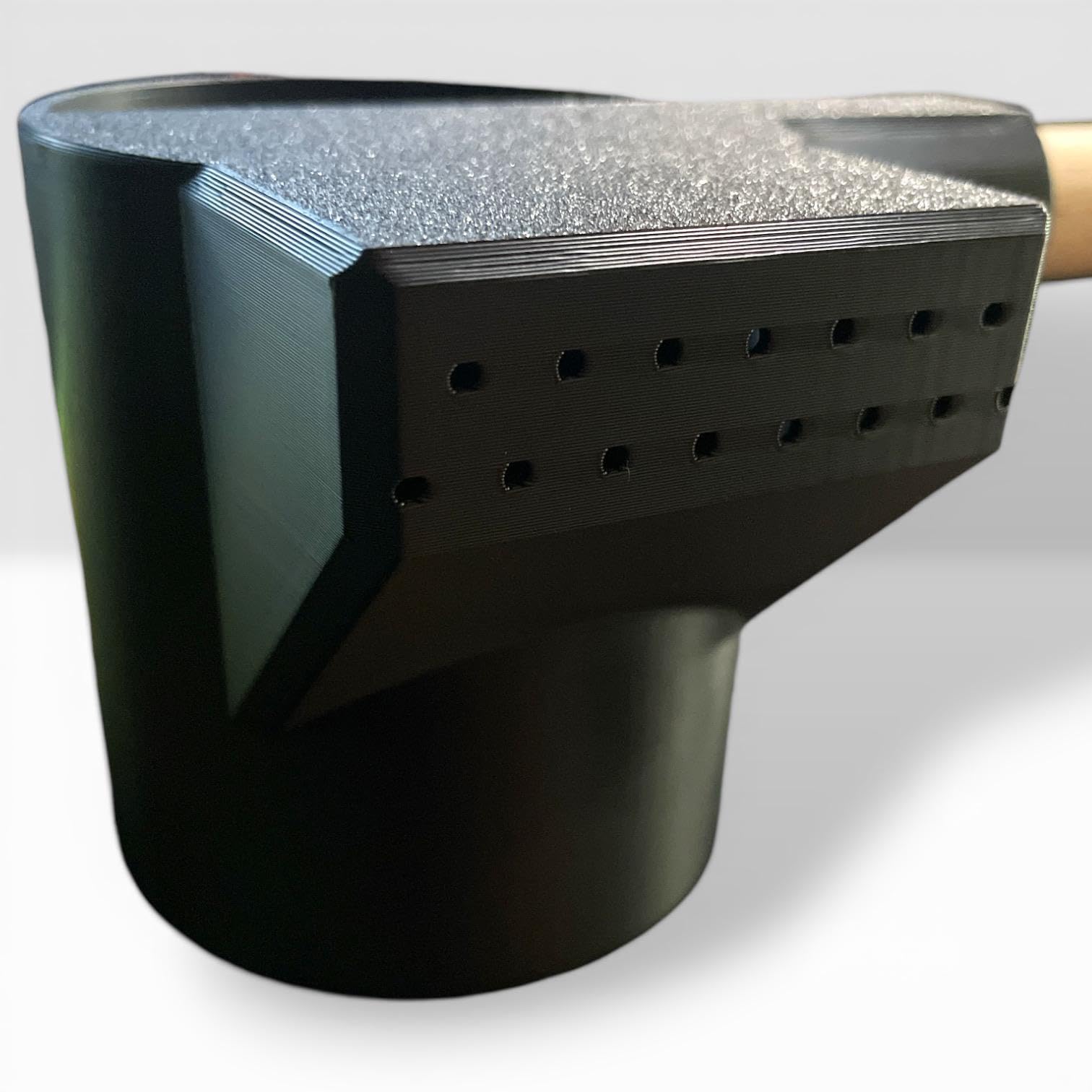CSD Truelle de sauna avec effet pluie et manche en bois de hêtre Noir 300 ml