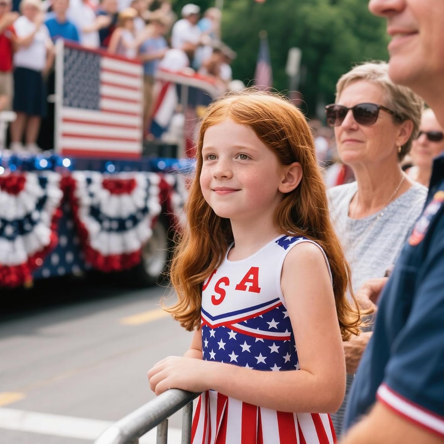 GRAJTCIN ガールズ チアリーダー コスチューム ハロウィン チアリーディング ユニフォーム 衣装 6-14歳