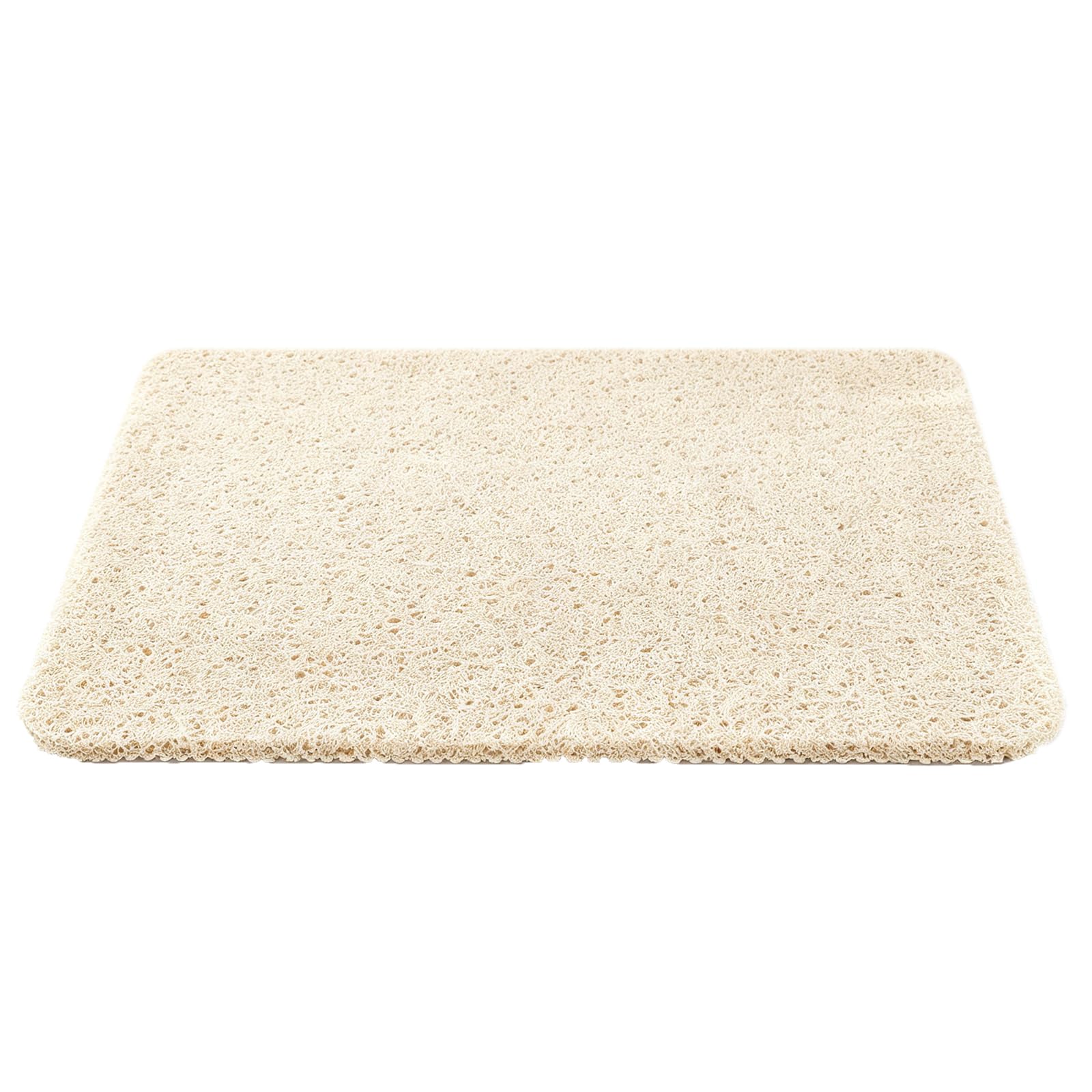 Genérico Alfombra Baño PVC Lufa Antideslizante Secado Rápido para Ducha