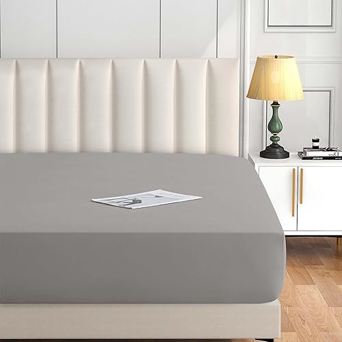 Vista 97 de IR Imperial Rooms Sábana bajera ajustable tamaño King – Sábanas bajeras de 16 pulgadas de profundidad de 16 pulgadas de microfibra suave premium