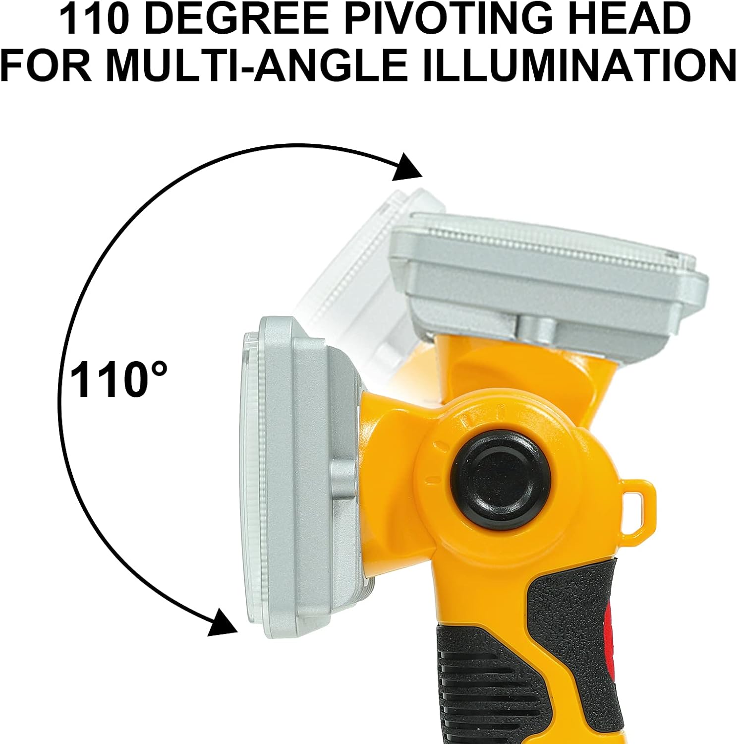 Flashlight for Dewalt 20V Battery, 20v Work Light, 18W 2000LM Portable Floodlights and Spotlight with USB Charging Port for Repairing, Garage, Camping, Jobsite