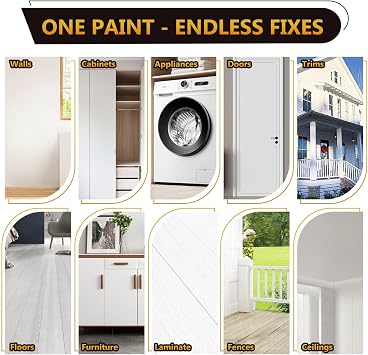 White Touch Up Paint, Appliance Cabinet Furniture Wood Touch Up Paint for Wall