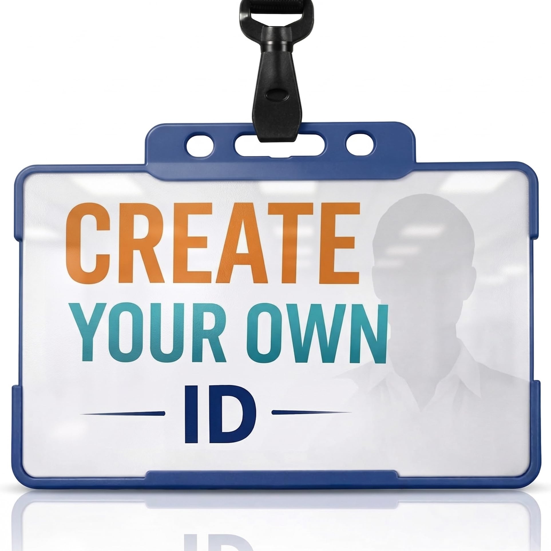 Design Your Own Staff Photo ID Card for Business, Care, Schools & Organisations. Personalised Plastic ID Badge with Logo, QR Code & Optional Lanyard or Holder
