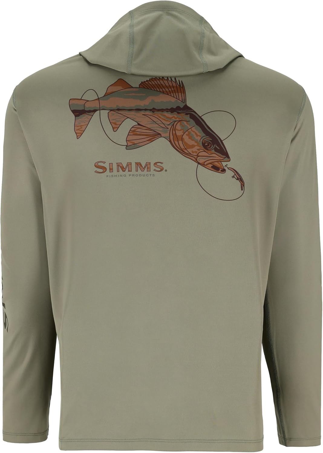 Simms M'S TECH HOODY - ARTIST SERIES WILLOW WALLEYE XXL - Image 2