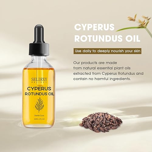 Miniatura 2 de Nodfens Aceite Cyperus Rotundus para depilación, 2.1 onzas líquidas de aceite de Cyperus natural para reducir el crecimiento del vello corporal,