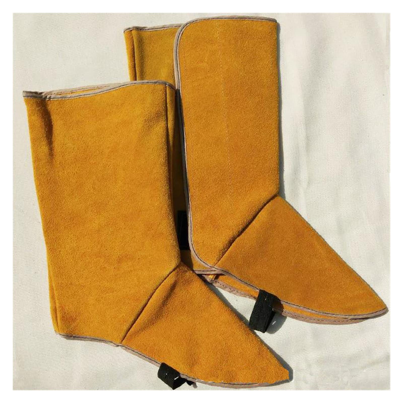 Saldatura sul posto di lavoro in pelle scarpe lunghe stivali in saldatura protezione antincendio leggings foot cover isolamento