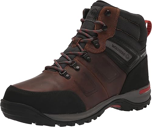 Wolverine Botas de senderismo impermeables con punta de acero con cincel para hombre