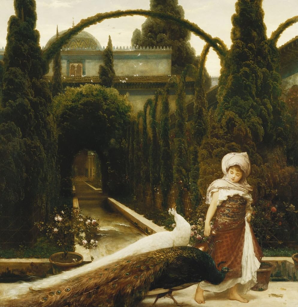 Affiche le jardin mauresque de Frederic Leighton impression toile 60x90cm