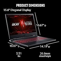 Vista 11 de Laptop Acer Nitro 5 AN515-58-57Y8 para juegos, Intel Core i5-12500H, GPU NVIDIA GeForce RTX 3050Ti, pantalla IPS FHD 144Hz 15.6", DDR4 16GB, SSD