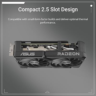 Asus Dual Radeon RX 9060 XT 8GB GDDR6 – Carte Graphique (PCIe 5.0, HDMI