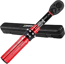 ATsafepro Chiave dinamometrica 1/4'' 1-8 Nm, per bicicletta e motociclo, ±3% alta precisione con 72 denti