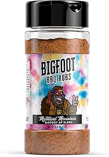 Bigfoot BBQ Rubs Mythical Mountain All-Purpose Blend, Gluten Free BBQ Seasoning, MSG Free, 9.5 oz