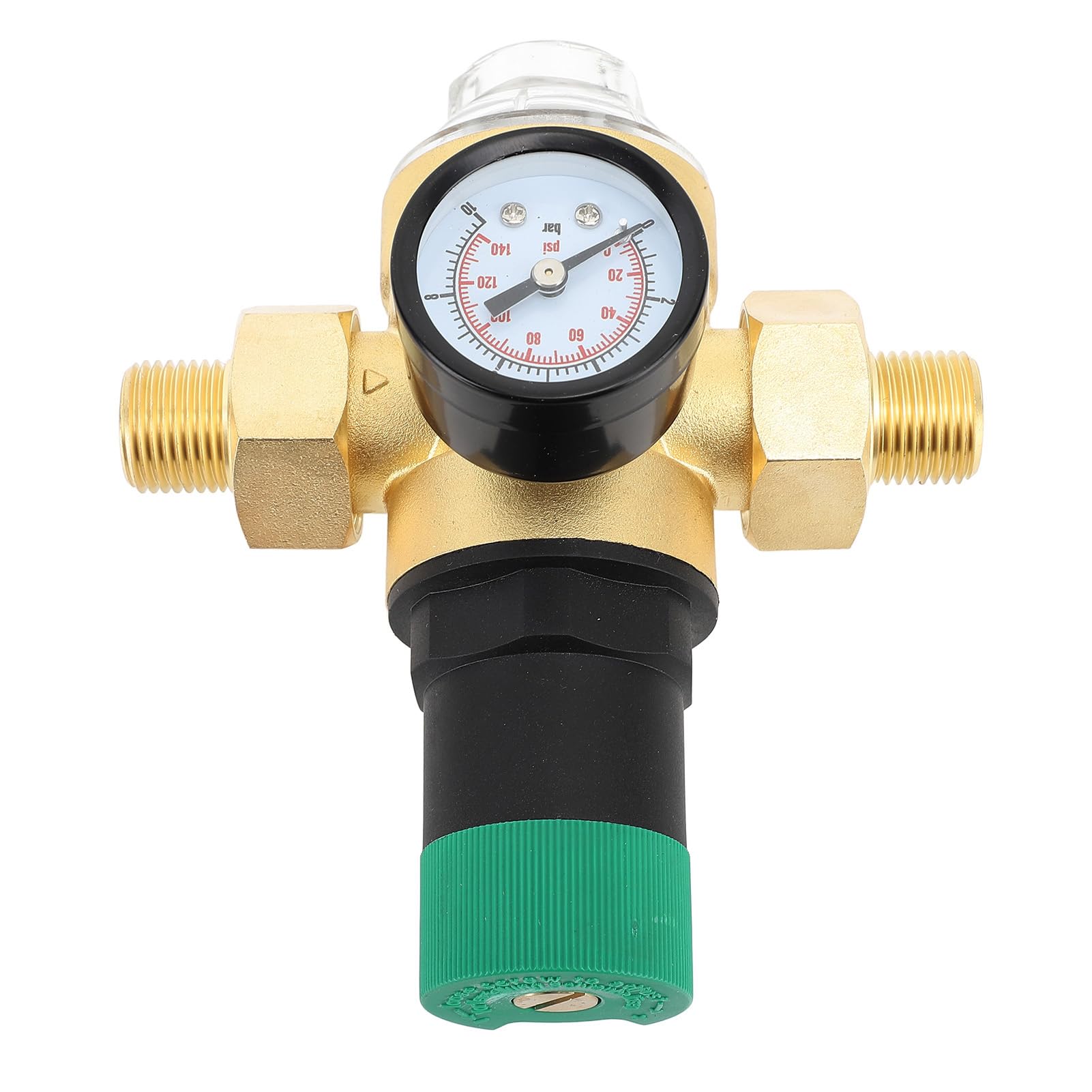 3/4 Zoll Messing Wasserdruckregler mit Manometer
