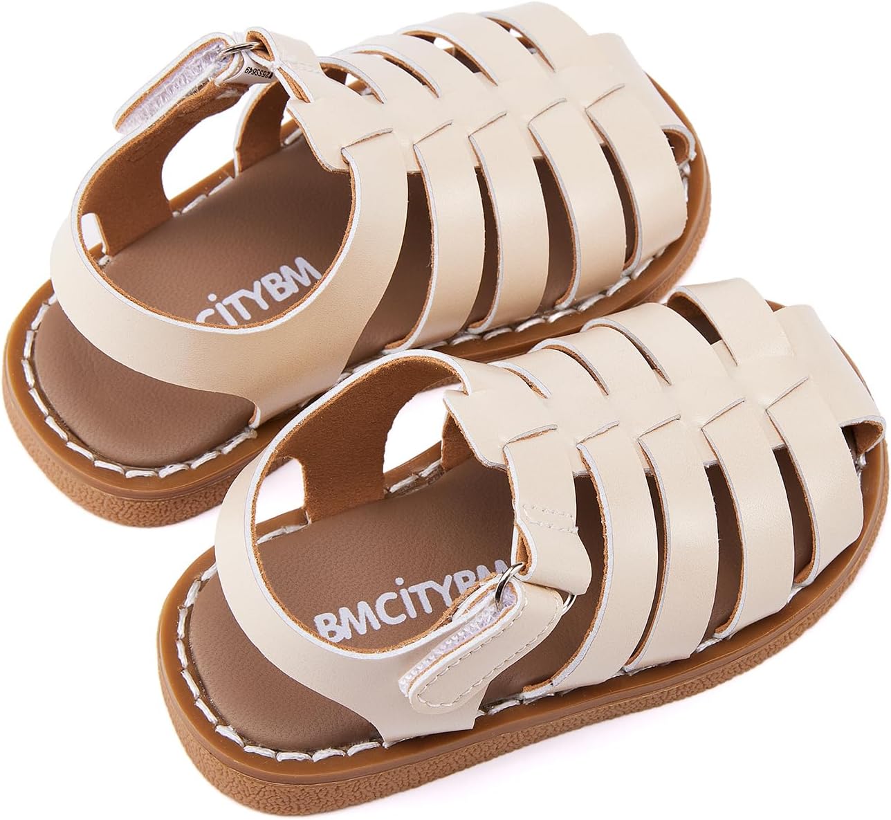BMCiTYBM Baby Boy Girl Closed Toe Sandals Infant Summer First Walking Shoes Non-Slip Fisherman Sandals 6 9 12 18 24 Months