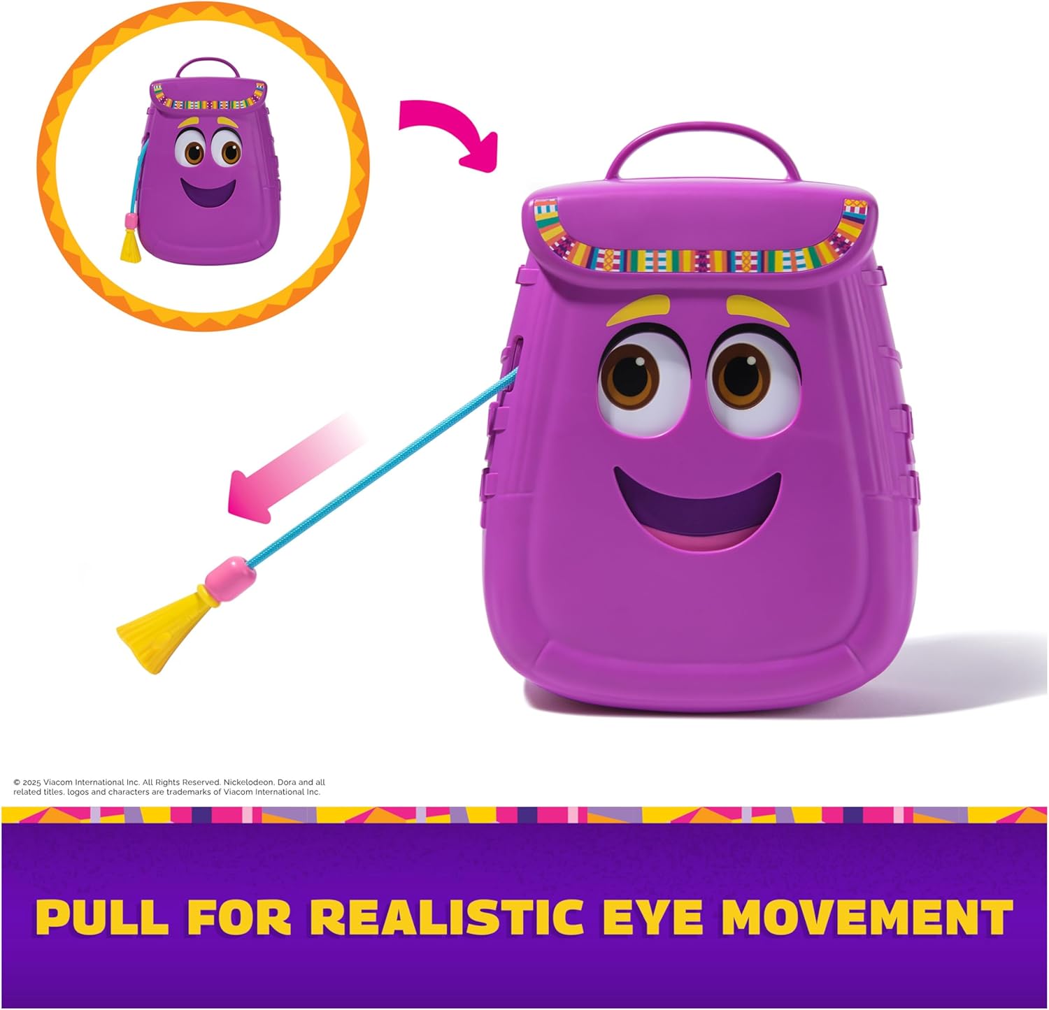 Dora, My Adventure Backpack, with Explorer Accessories‚ Toy Binoculars, Map & Compass, Kids Toys for Girls & Boys Ages 3 & Up
