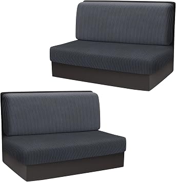 NILUOH Washable RV Sofa Cushion & Backrest Cover Set | Elastic Stretch RV Dinette Cushion Covers, Pet & Kid Friendly, Dust-Proof Furniture Protector for Camper & RV Decor