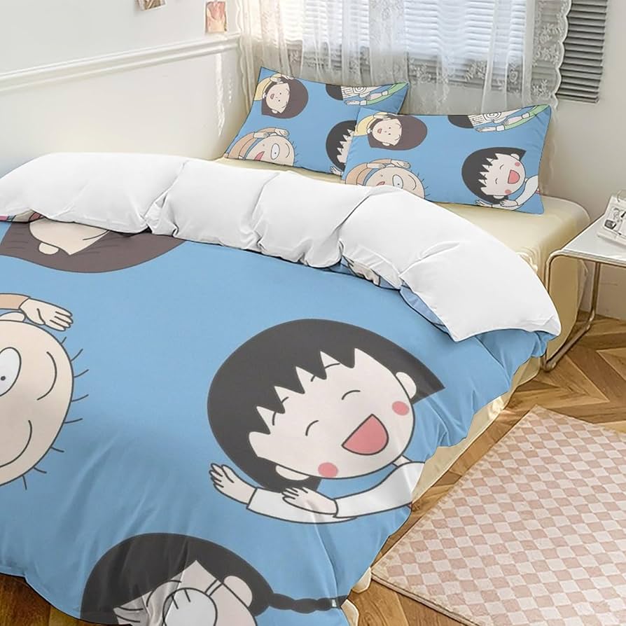 ちびまる子ちゃん　布団　カバー　（シングル） Amazon｜ちびまる子ちゃん 寝具セット シングル寝具カバーセット
