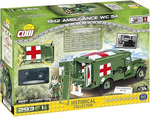 Miniatura 2 de COBI Colección Histórica 1942 Ambulancia WC 54
