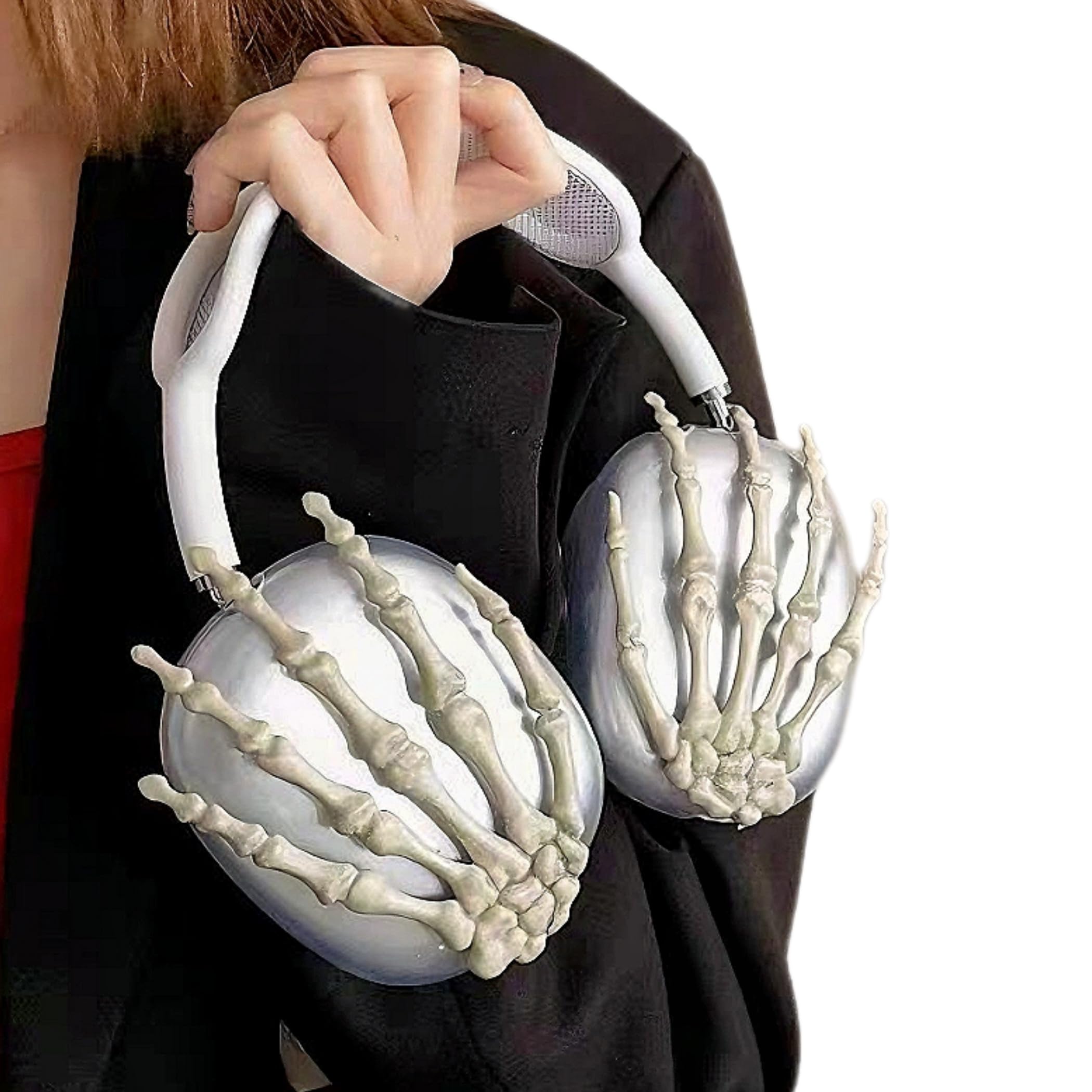 Air pods max カバー　スカル　ドクロ　スケルトン　シルバー SKELETON AiRPODS MAX COVERS – XTENDED IDENTITY