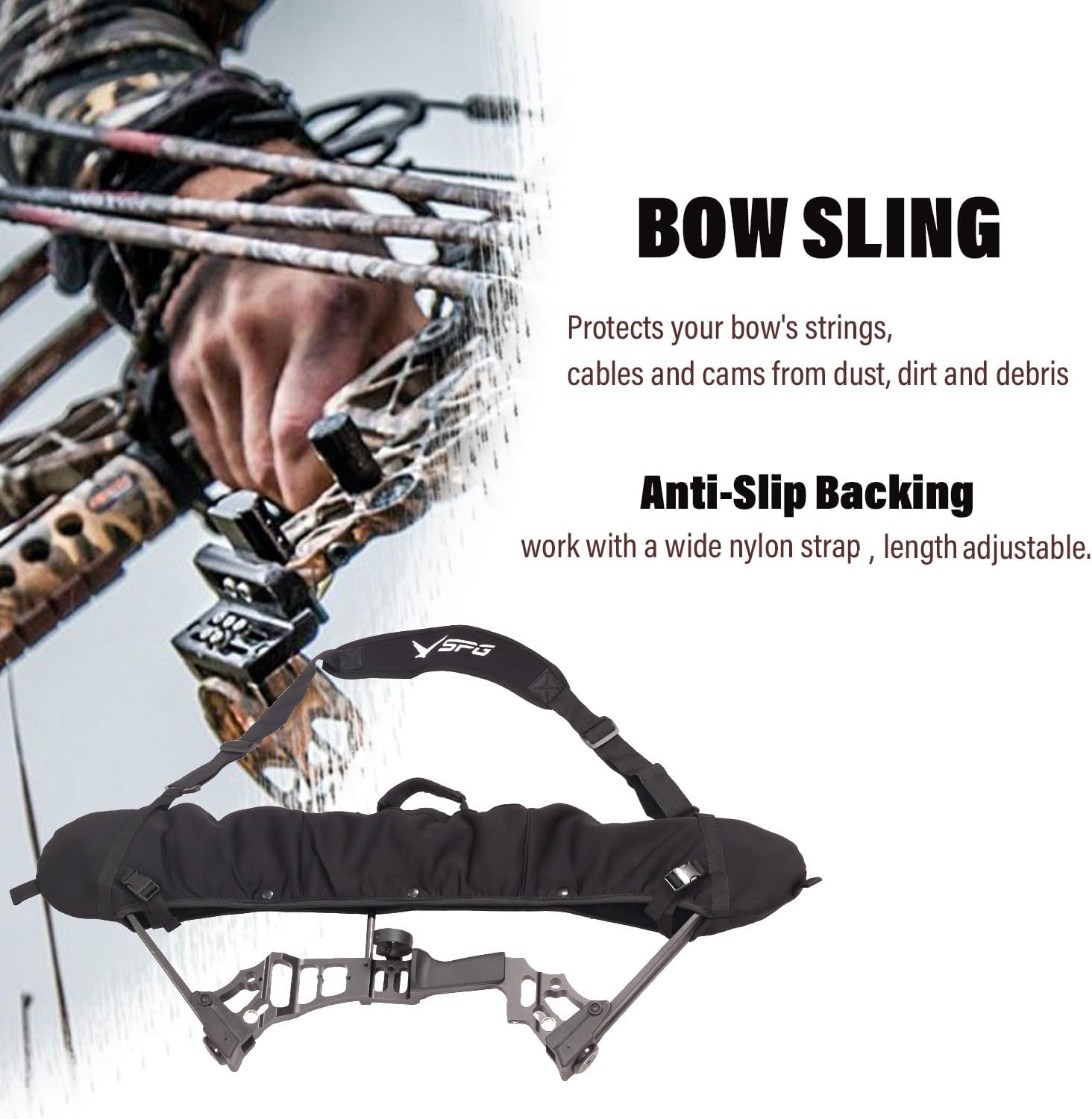 compound bow release and sling