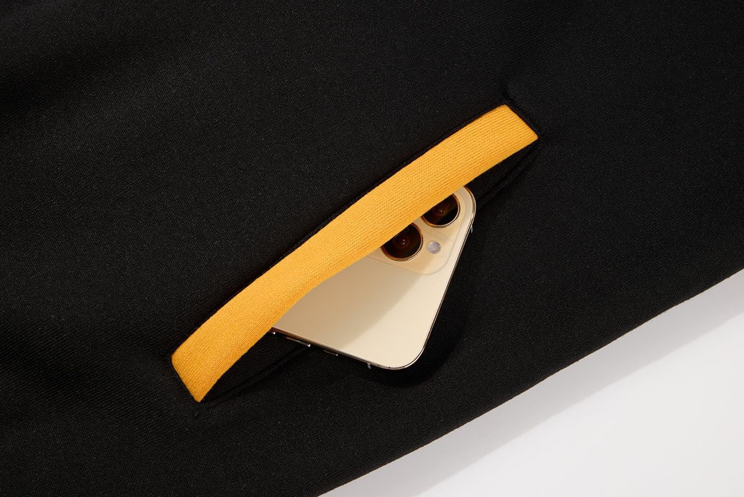 Mens Hoodies Patchwork Pullover Fleece Color Block Long Sleeve Sweatshirts Casual Tops with Pocket - Image 6