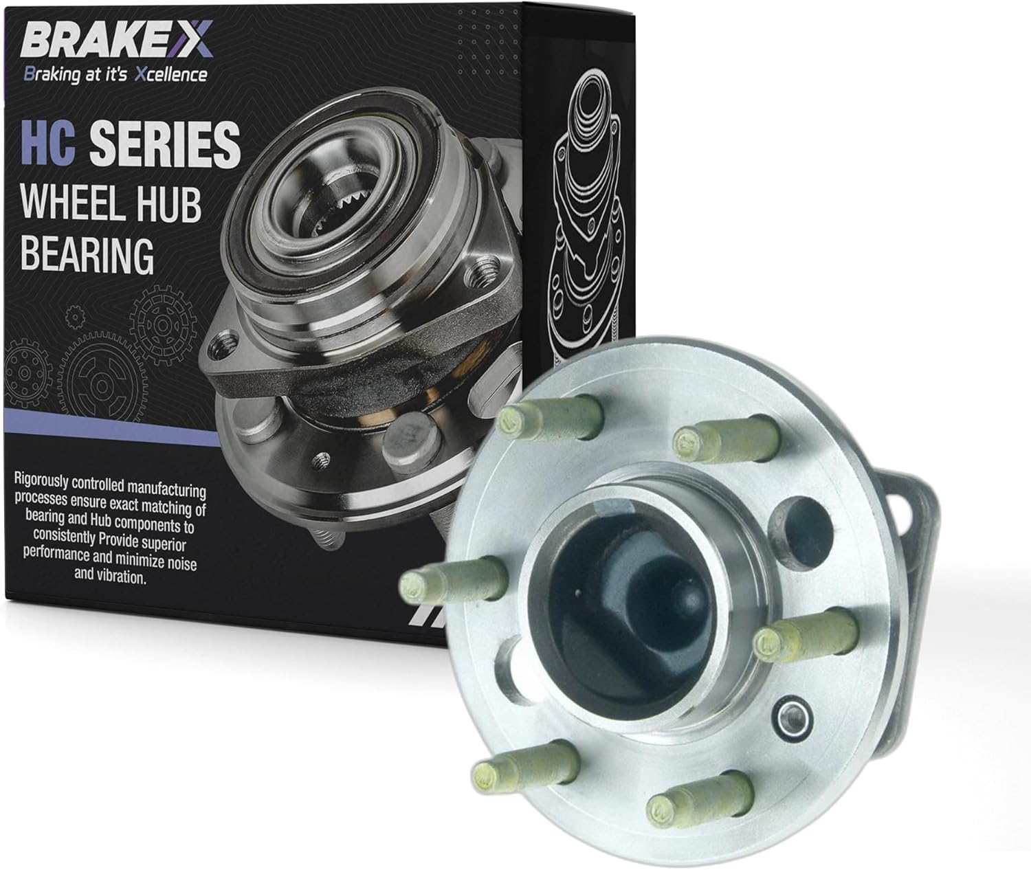 Brake X Rear Right Wheel Bearing and Hub Assembly for 2006 Saturn Relay | HC Series Rear Passenger wheel hub assembly