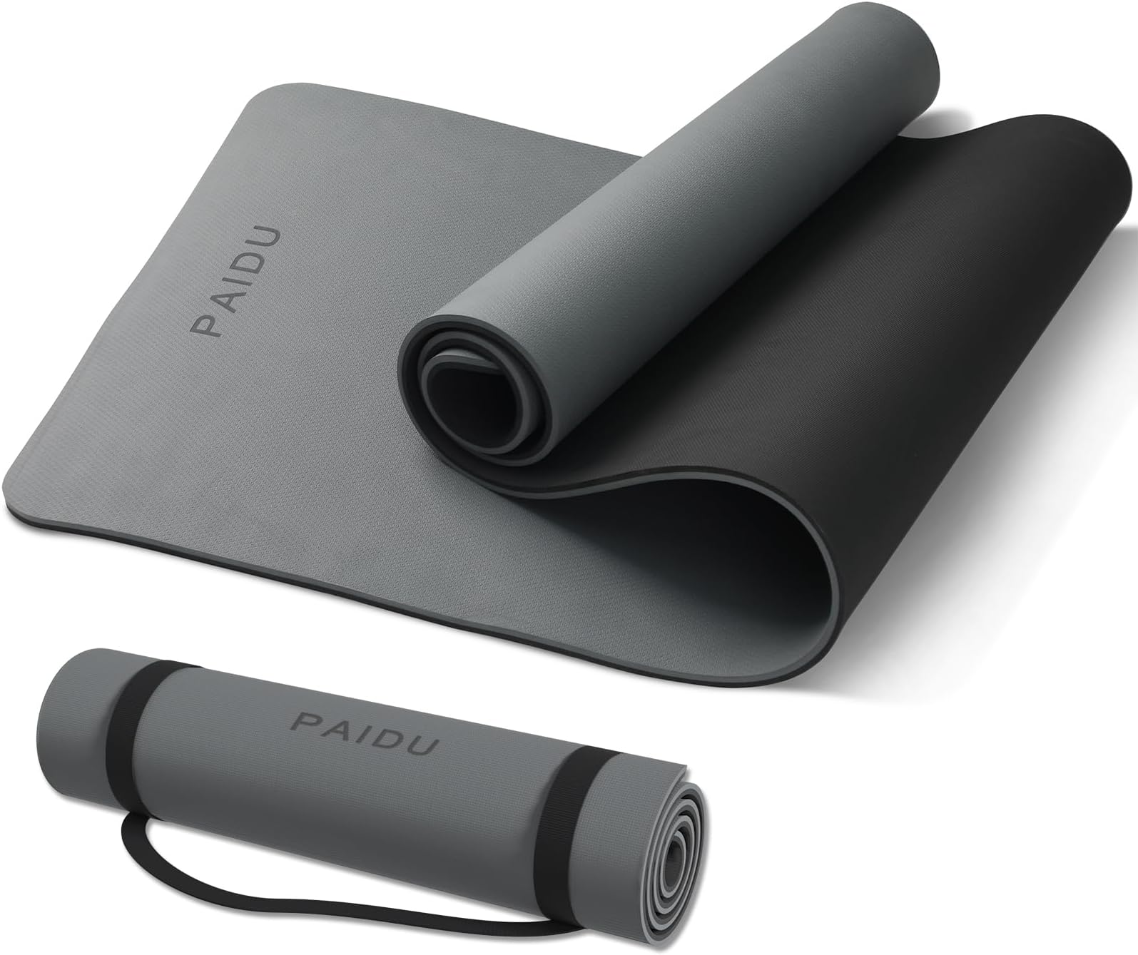 Non-Slip Anti-Tear Extra Thick POE Yoga Mat - 183x61x10cm, All Ages, Carry Strap - Yoga, Pilates & Fitness