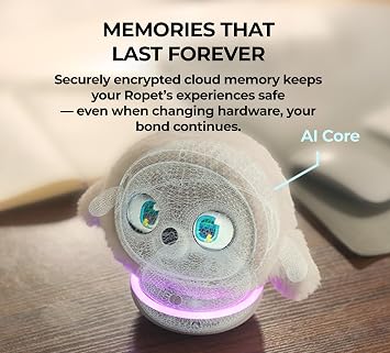 AI Robotic Pet Powered by Gemini AI, AI Diary & Emotional Robot Companion
