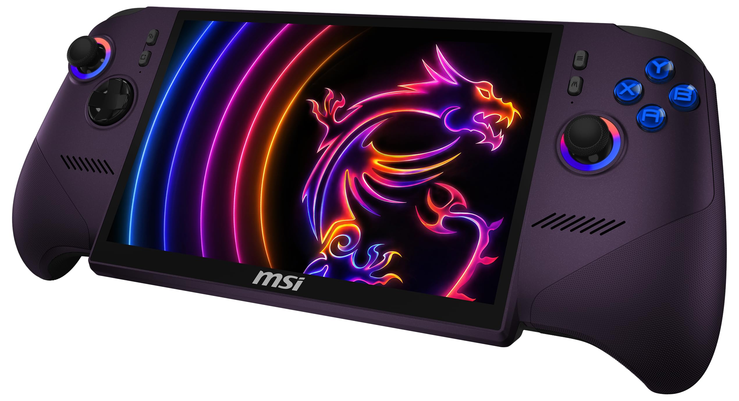 MSI Claw 8 EX AI+ Gaming Handheld, Launch Pack, 8 Zoll FHD+ 120 Hz Display, Intel® Arc™ G3 Extreme Prozessor, 32 GB RAM, 1 TB SSD, Intel® Arc™ GPU B390, Windows 11 Home, Void Purple, CG3EM-015